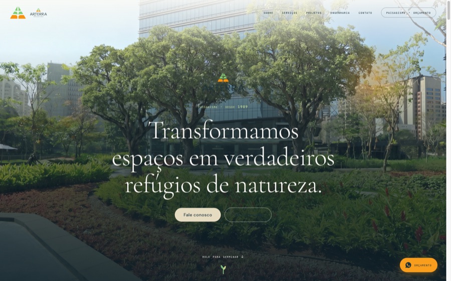 Conceito vivo / árvore que cresce